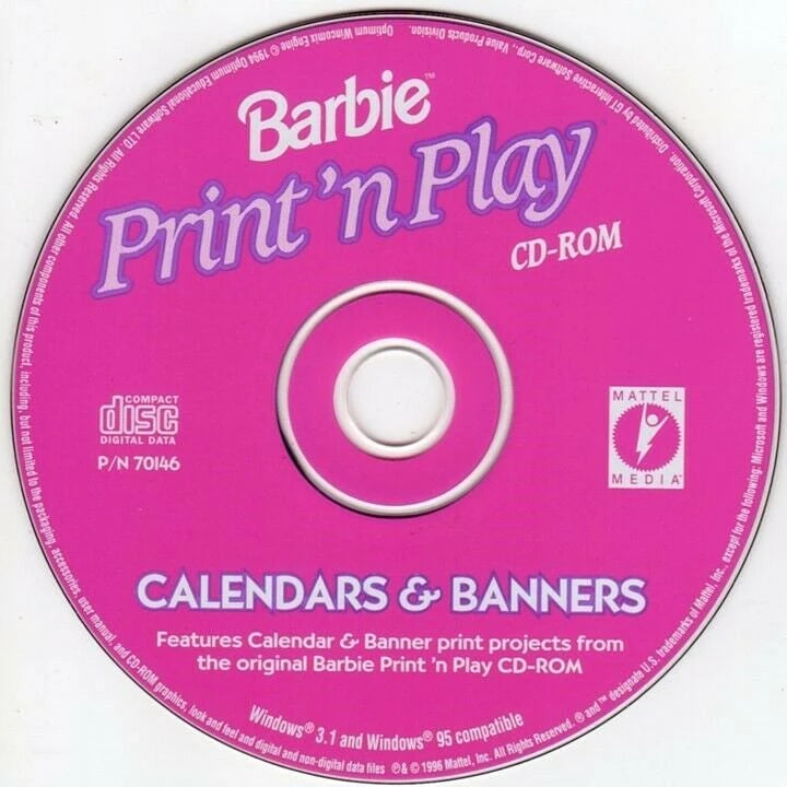 Barbie Print 'n Play Windows PC Game – PC Gamez USA