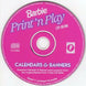 Barbie PRINT 'N PLAY Microsoft Windows PC CD by PC Gamez USA