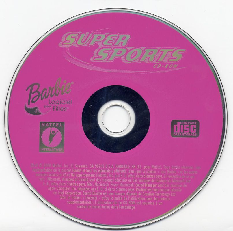 Barbie Super Sports Microsoft Windows PC CD-PC Gamez USA