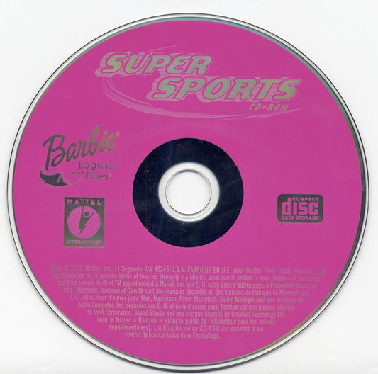 Barbie Super Sports Microsoft Windows PC CD-PC Gamez USA