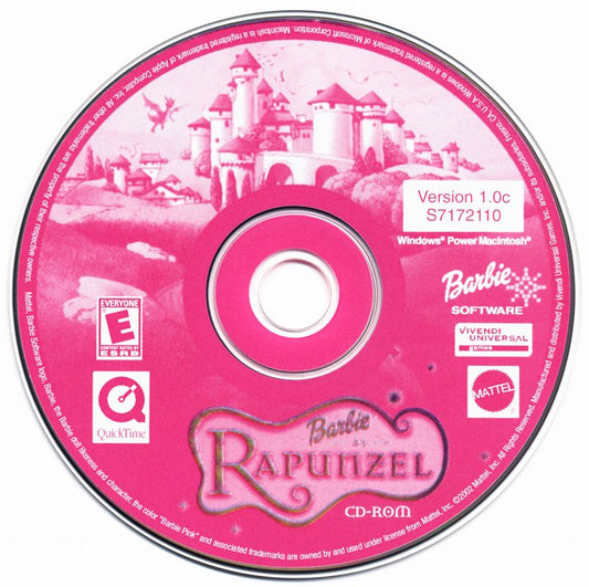 Barbie as Rapunzel A Creative Adventure Microsoft Windows PC CD-PC Gamez USA