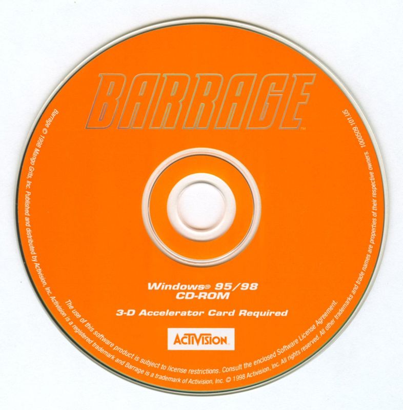 BARRAGE Microsoft Windows PC CD-PC Gamez USA