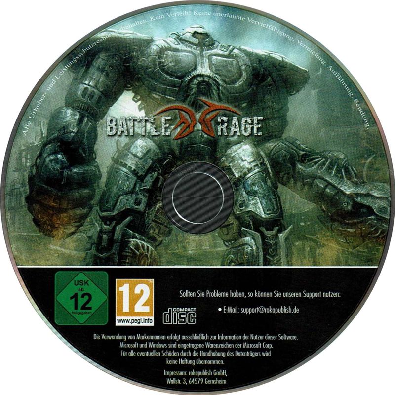 Battle Raged Official Battle Rage PC CD by PC Gamez USA