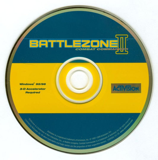 Battlezone II: Combat Commander 1999 Microsoft Windows PC Activision-PC Gamez USA