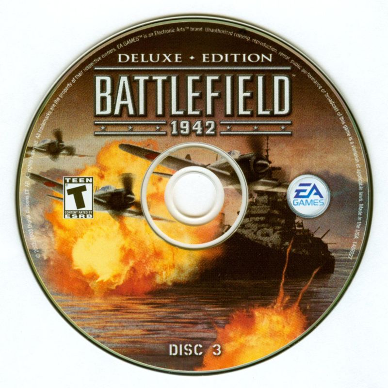 Battlefield 1942 - Deluxe Edition Disc 1-3 Microsoft Windows PC CD-PC Gamez USA