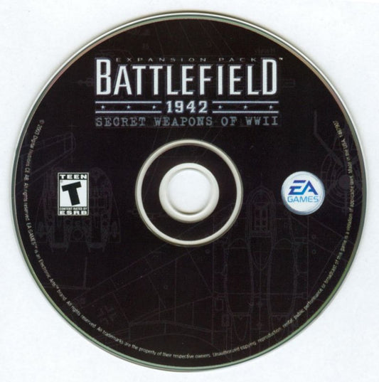 Battlefield 1942 - Secret Weapons of WWII (Expansion Pack) Microsoft Windows PC-PC Gamez USA