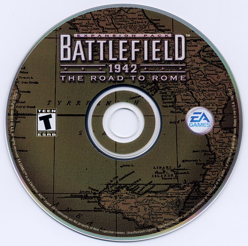 Battlefield 1942 The Road to Rome Expansion Pack Microsoft Windows PC CD-PC Gamez USA