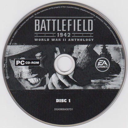 Battlefield 1942 World War II Anthology Disc 1-4 Microsoft Windows PC CD-PC Gamez USA
