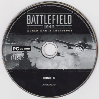 Battlefield 1942 World War II Anthology Disc 1-4 Microsoft Windows PC CD-PC Gamez USA