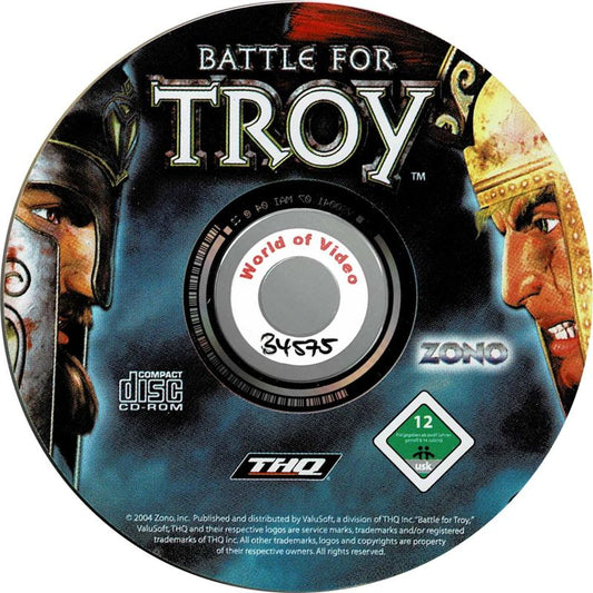 Battle for Troy Microsoft Windows PC CD-PC Gamez USA