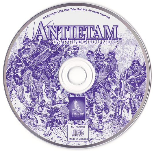 Battleground 5 Antietam Microsoft Windows PC CD-PC Gamez USA