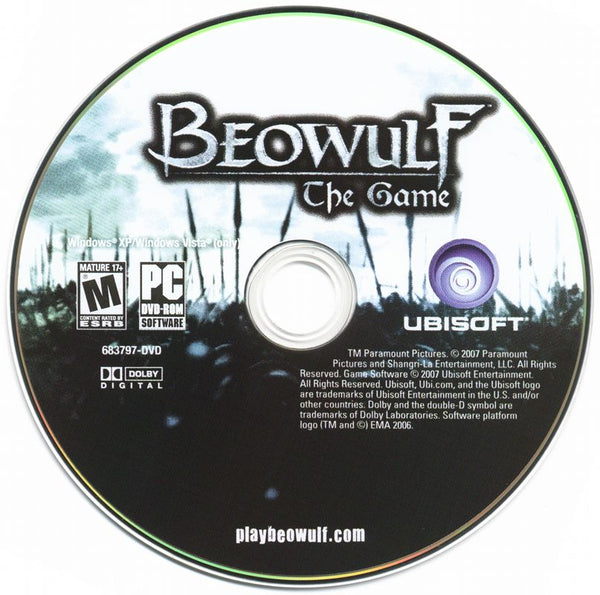 Beowulf The Game Microsoft Windows PC DVD