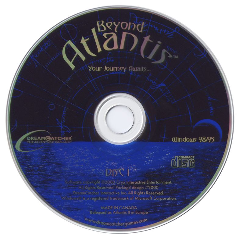 Beyond Atlantis Disc 1-4 Microsoft Windows PC CD-PC Gamez USA
