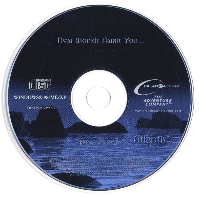 Beyond Atlantis II - New Worlds Await You... Disc 1-3 Microsoft Windows PC CD-PC Gamez USA