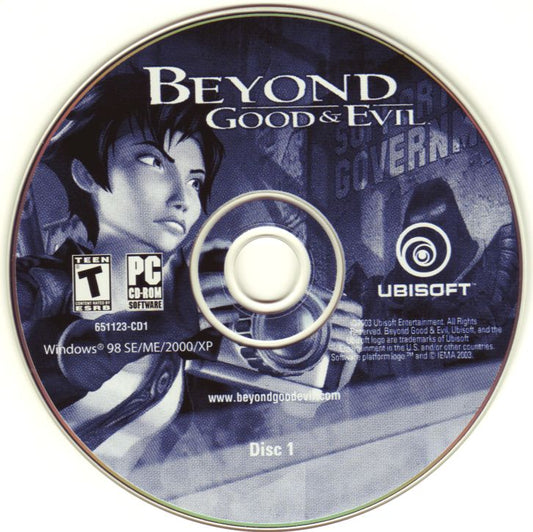 Beyond Good & Evil Disc 1-3 Microsoft Windows PC CD-PC Gamez USA