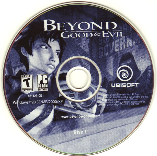 Beyond Good & Evil Disc 1-3 Microsoft Windows PC CD-PC Gamez USA