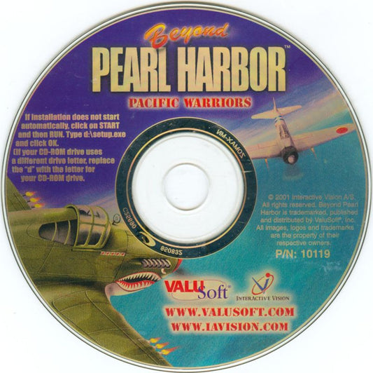 Beyond Pearl Harbor Pacific Warriors Microsoft Windows PC CD-PC Gamez USA