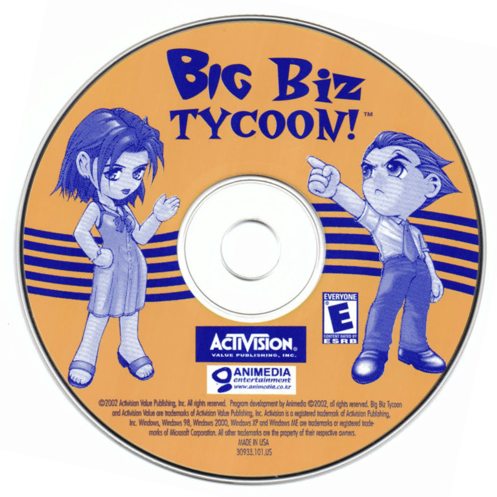 Big Biz Tycoon Microsoft Windows PC CD-PC Gamez USA