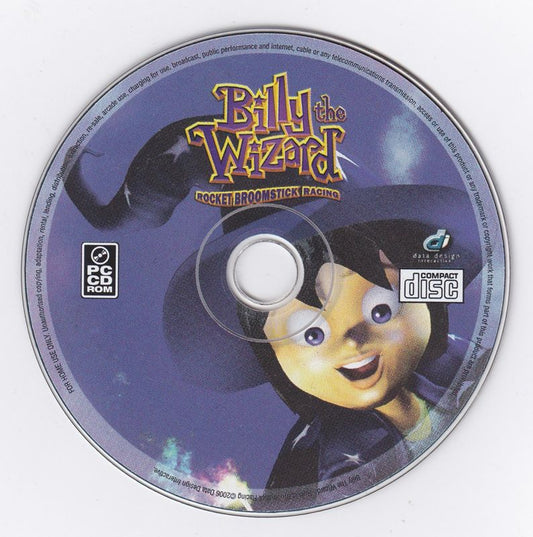 Billy the Wizard Rocket Broomstick Racing Microsoft Windows PC CD-PC Gamez USA