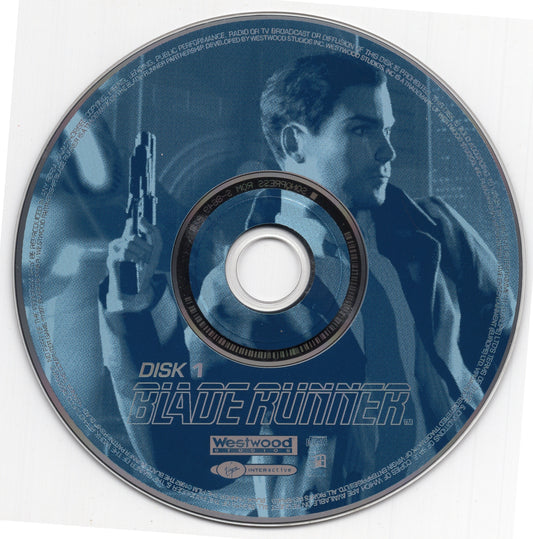 Blade Runner Disc 1-4 Microsoft Windows PC CD-PC Gamez USA