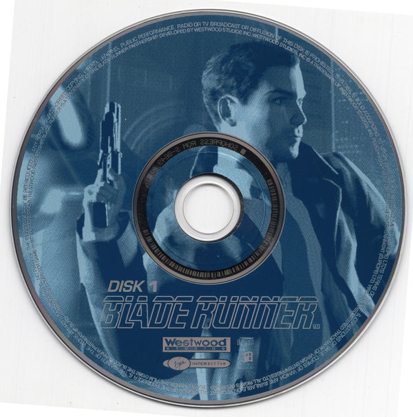 Blade Runner Disc 1-4 Microsoft Windows PC CD-PC Gamez USA