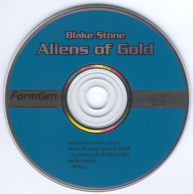 Blake Stone - Aliens of Gold Microsoft Windows PC CD-PC Gamez USA