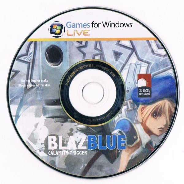 BlazBlue Calamity Trigger Microsoft Windows PC DVD by PC Gamez USA