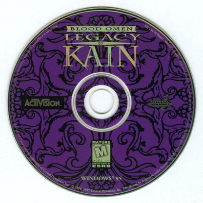 Blood Omen Legacy of Kain Microsoft Windows PC CD-PC Gamez USA