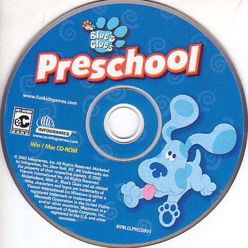 Blue's Clues Preschool Microsoft Windows PC CD-PC Gamez USA