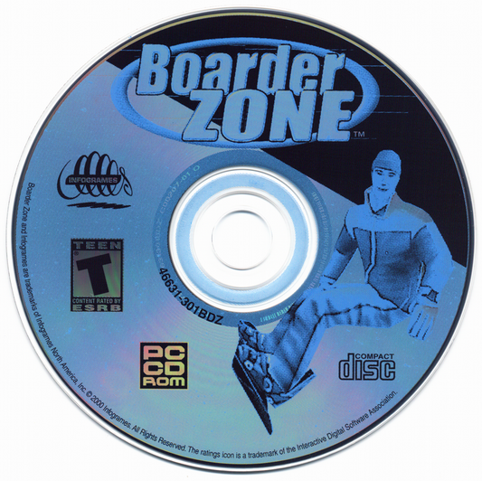 Boarder Zone 1999 Microsoft Windows PC CD Infogrames-PC Gamez USA