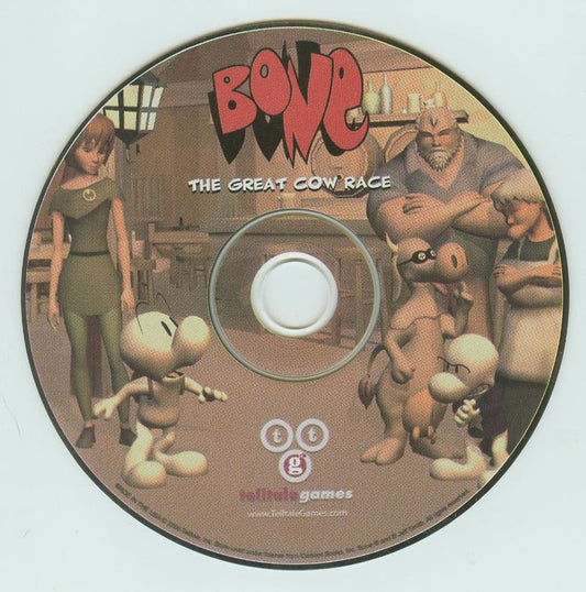 Bone The Great Cow Race Microsoft Windows PC CD-PC Gamez USA