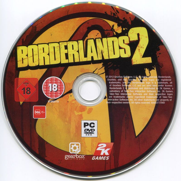 Borderlands 2 Microsoft Windows PC DVD by PC Gamez USA