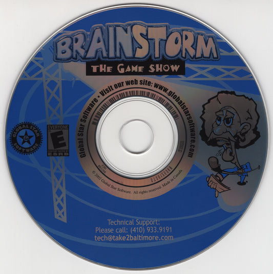 BrainStorm The Game Show Microsoft Windows PC CD-PC Gamez USA