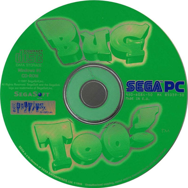 SegaSoft Bug Too Microsoft Windows PC CD-PC Gamez USA