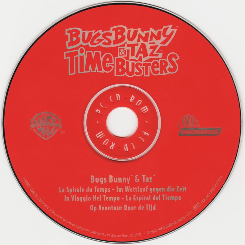 Bugs Bunny Taz Time Busters Microsoft Windows PC CD-PC Gamez USA
