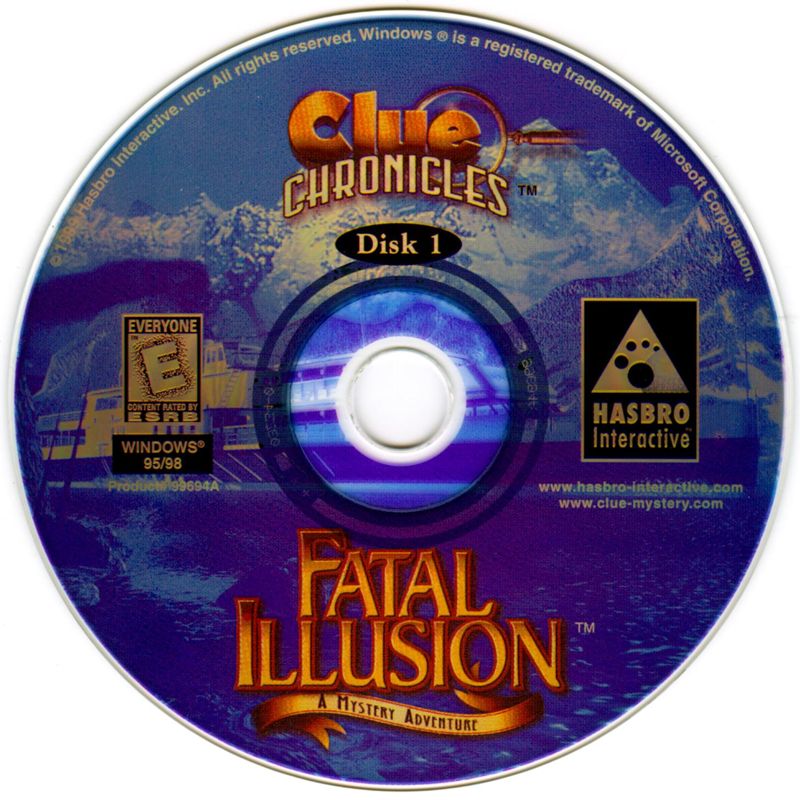 CLUE Chronicles Fatal Illusion Disc 1-3 Microsoft Windows PC CD-PC Gamez USA