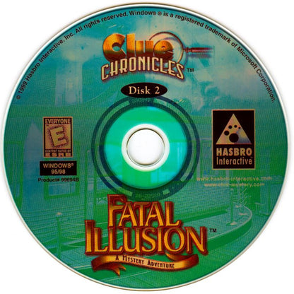 CLUE Chronicles Fatal Illusion Disc 1-3 Microsoft Windows PC CD-PC Gamez USA