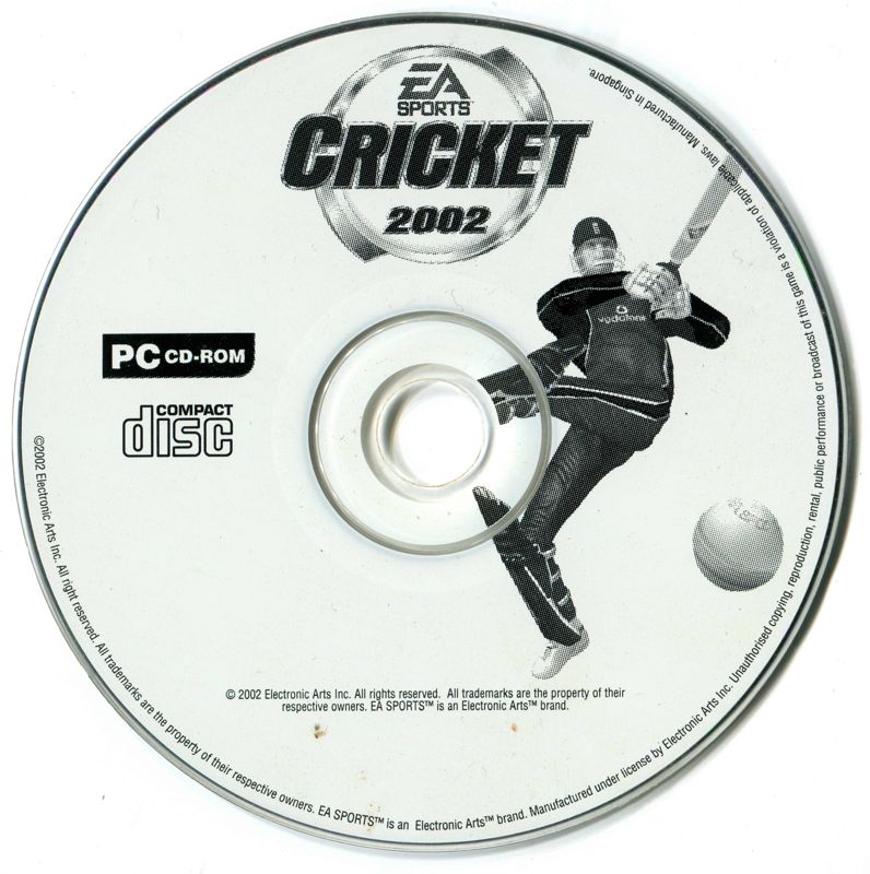 CRICKET 2002 Disc 1-2 Microsoft Windows PC CD-PC Gamez USA