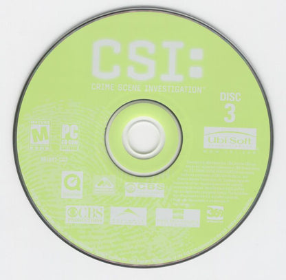 CSI Crime Scene Investigation Disc 1-3 Microsoft Windows PC CD-PC Gamez USA