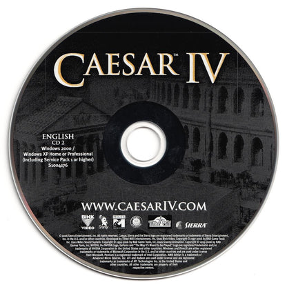 Caesar IV Disc 1-2 Microsoft Windows PC CD-PC Gamez USA