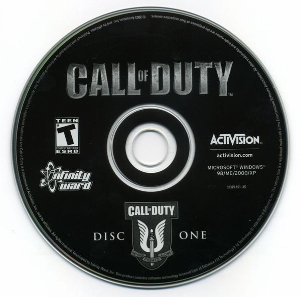 Call of Duty Disc 1-2 Microsoft Windows PC CD-PC Gamez USA