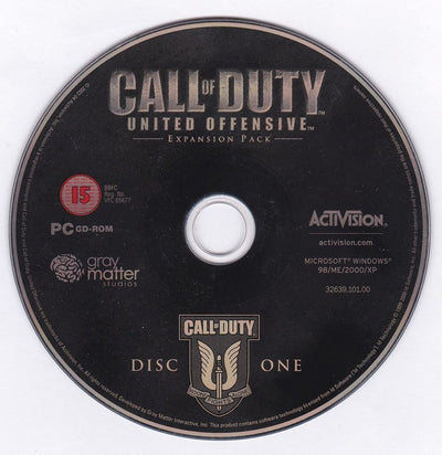 Call of Duty - United Offensive Disc 1-2 Microsoft Windows PC CD