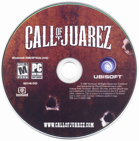Call of Juarez Microsoft Windows PC CD-PC Gamez USA
