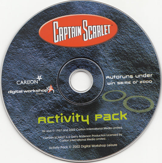 Captain Scarlett Activity Pack Microsoft Windows PC CD-PC Gamez USA