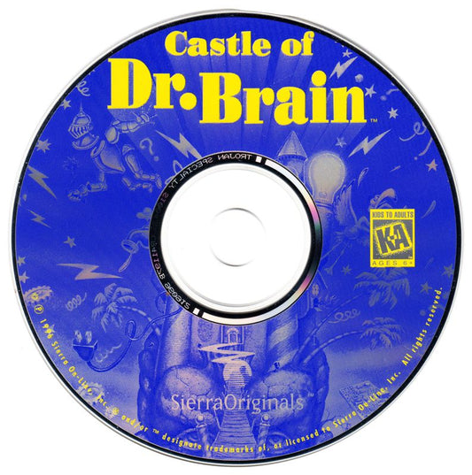 Castle of Dr. Brain Microsoft Windows PC CD-PC Gamez USA