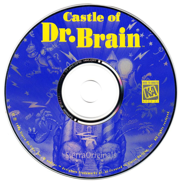 Castle of Dr. Brain Microsoft Windows PC CD-PC Gamez USA