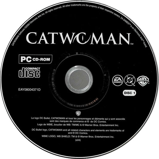 Catwoman Disc 1-2 Microsoft Windows PC CD-PC Gamez USA