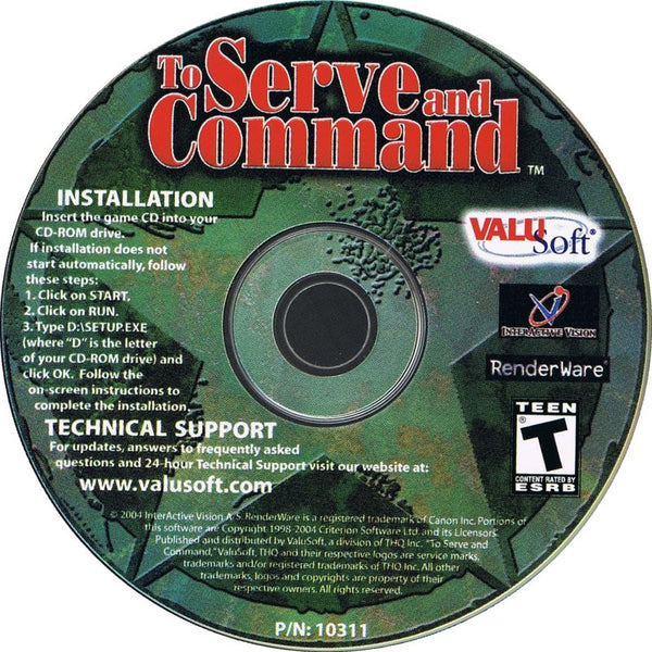 Chain of Command Microsoft Windows PC CD-PC Gamez USA
