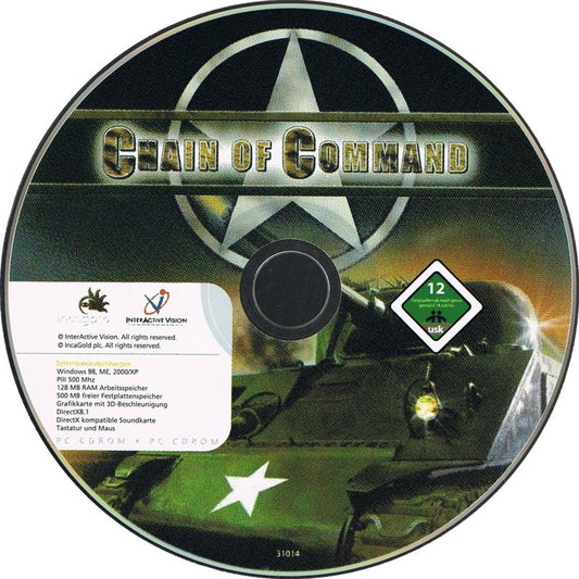 Chain of Command Microsoft Windows PC CD-PC Gamez USA