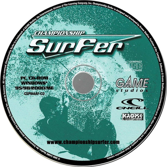 Championship Surfer Microsoft Windows PC CD-PC Gamez USA